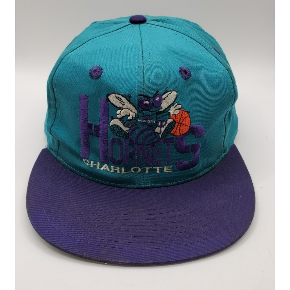 Charlotte Hornets Snapback Hat NBA Basketball Vintage